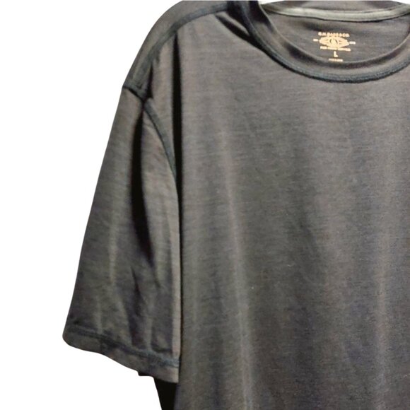 G.H.Bass & Co Quick Dry Blue & Gray Workout T-Shirts Set of 2, Men's L, EUC - Picture 8 of 16